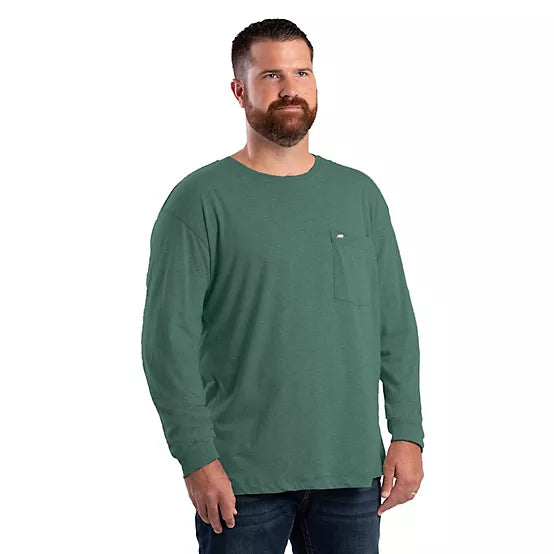Berne Men's Performance Long-Sleeve Pocket T-Shirt