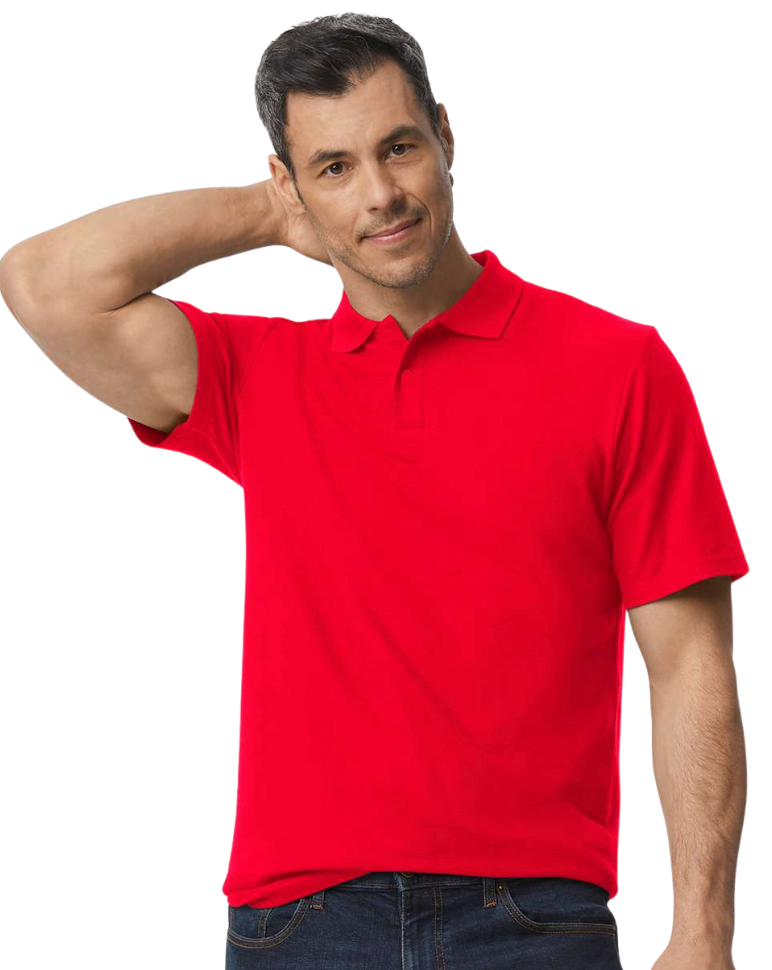 Men's 100% Cotton Snap Front (No Buttons) Polo