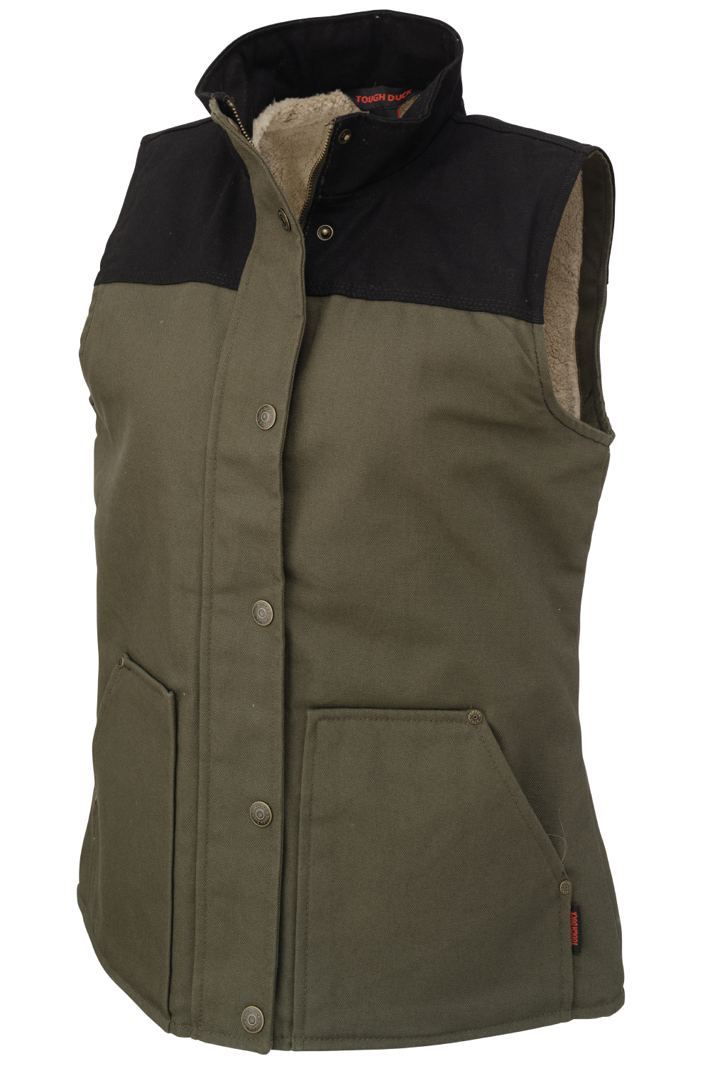 100 % Cotton Women’s Duck Sherpa Lined Vest