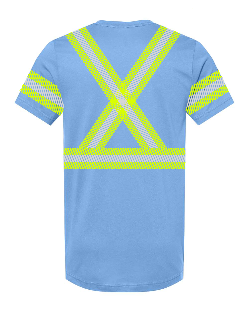 100% Cotton Short Sleeve Tee w/ FR Striping
