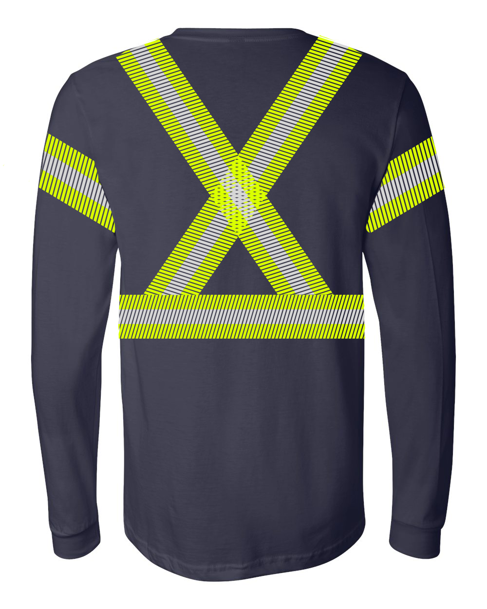 100% Cotton Long Sleeve Tee w/ FR Striping