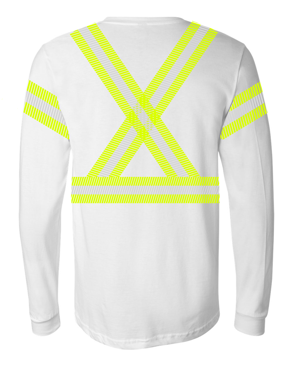 100% Cotton Long Sleeve Tee w/ FR Striping