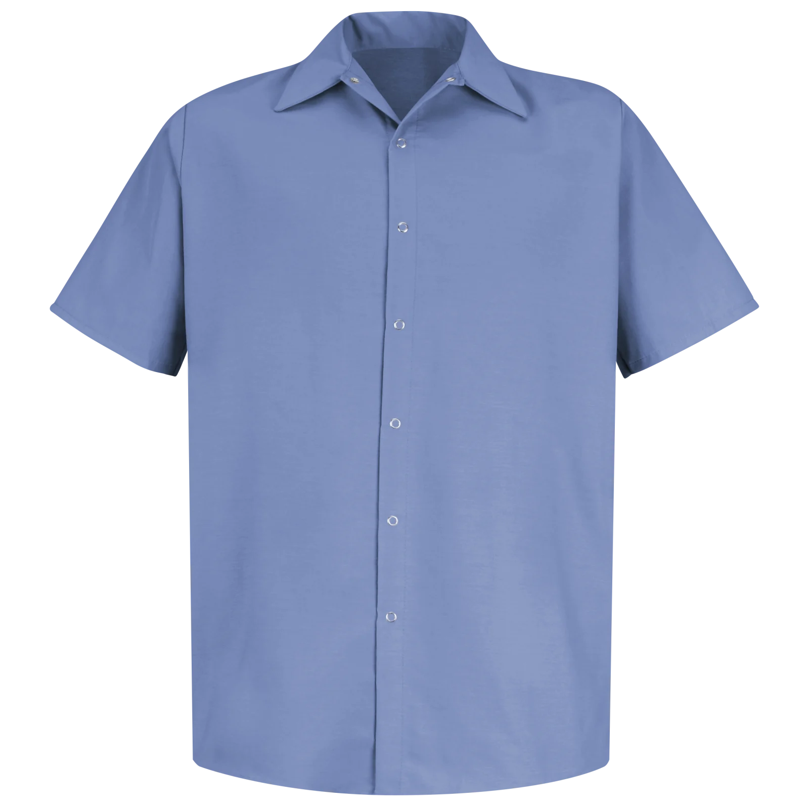 Men's 100% Cotton Shirt w/Snaps Short Sleeve