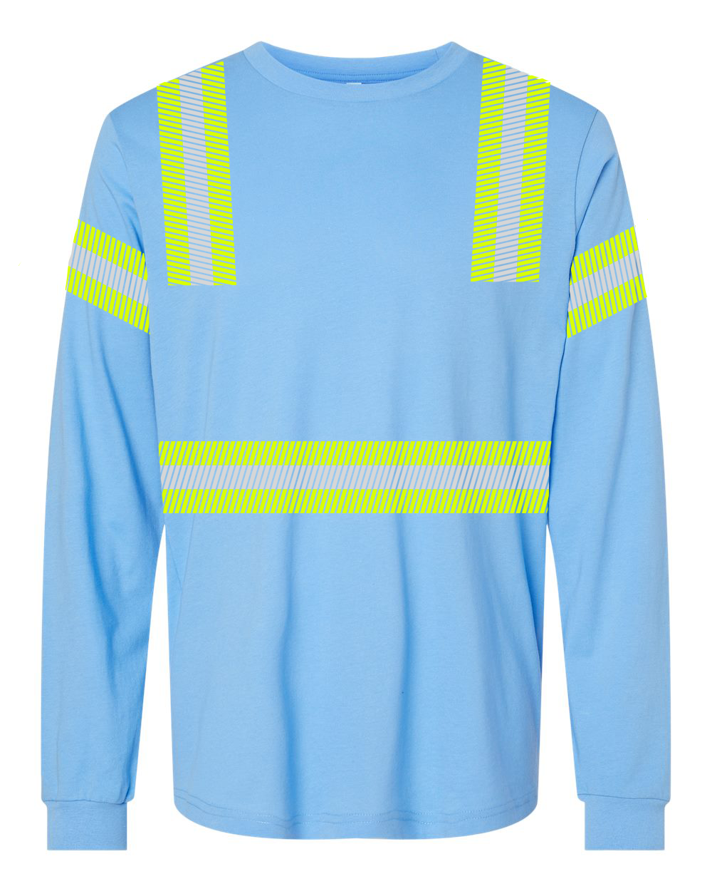 100% Cotton Long Sleeve Tee w/ FR Striping