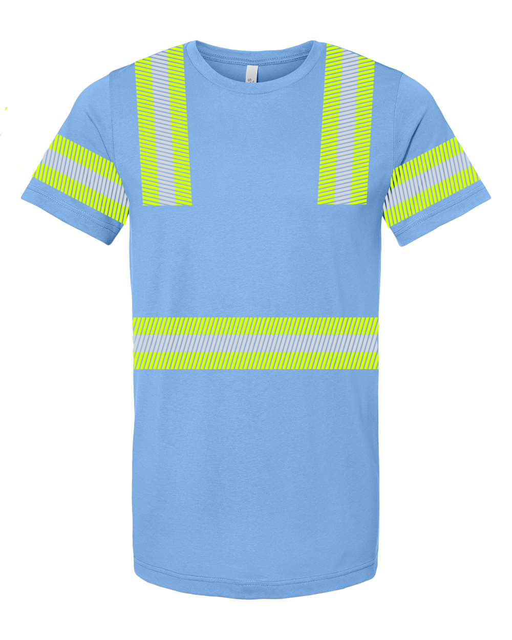 100% Cotton Short Sleeve Tee w/ FR Striping