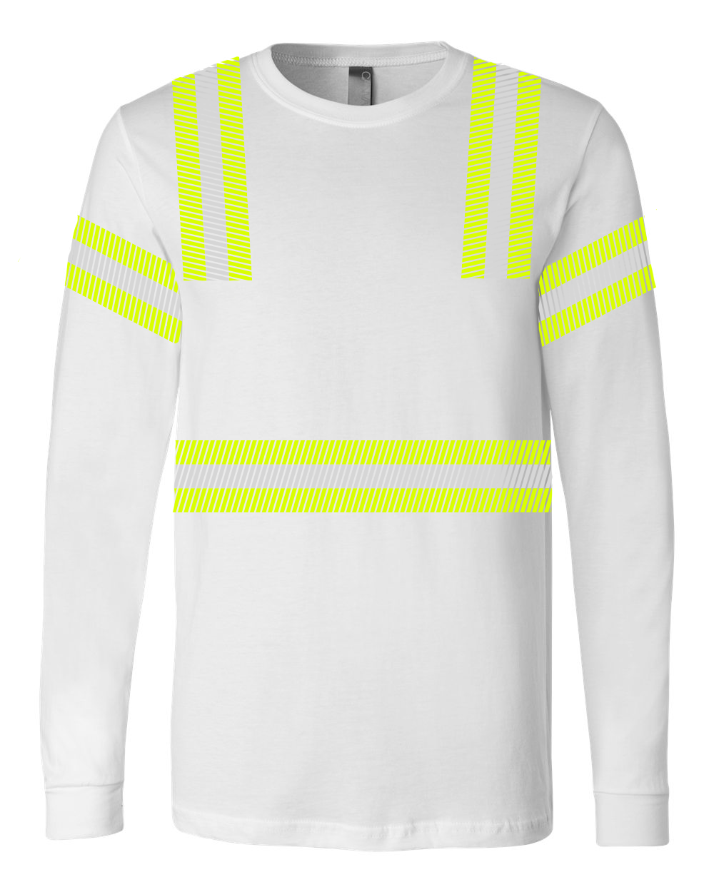 Women's 100% Cotton Long Sleeve Tee w/ FR Striping