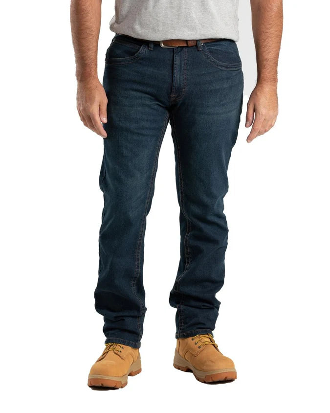 Berne Men's Relaxed Fit Highland Flex Straight Leg Work Jeans