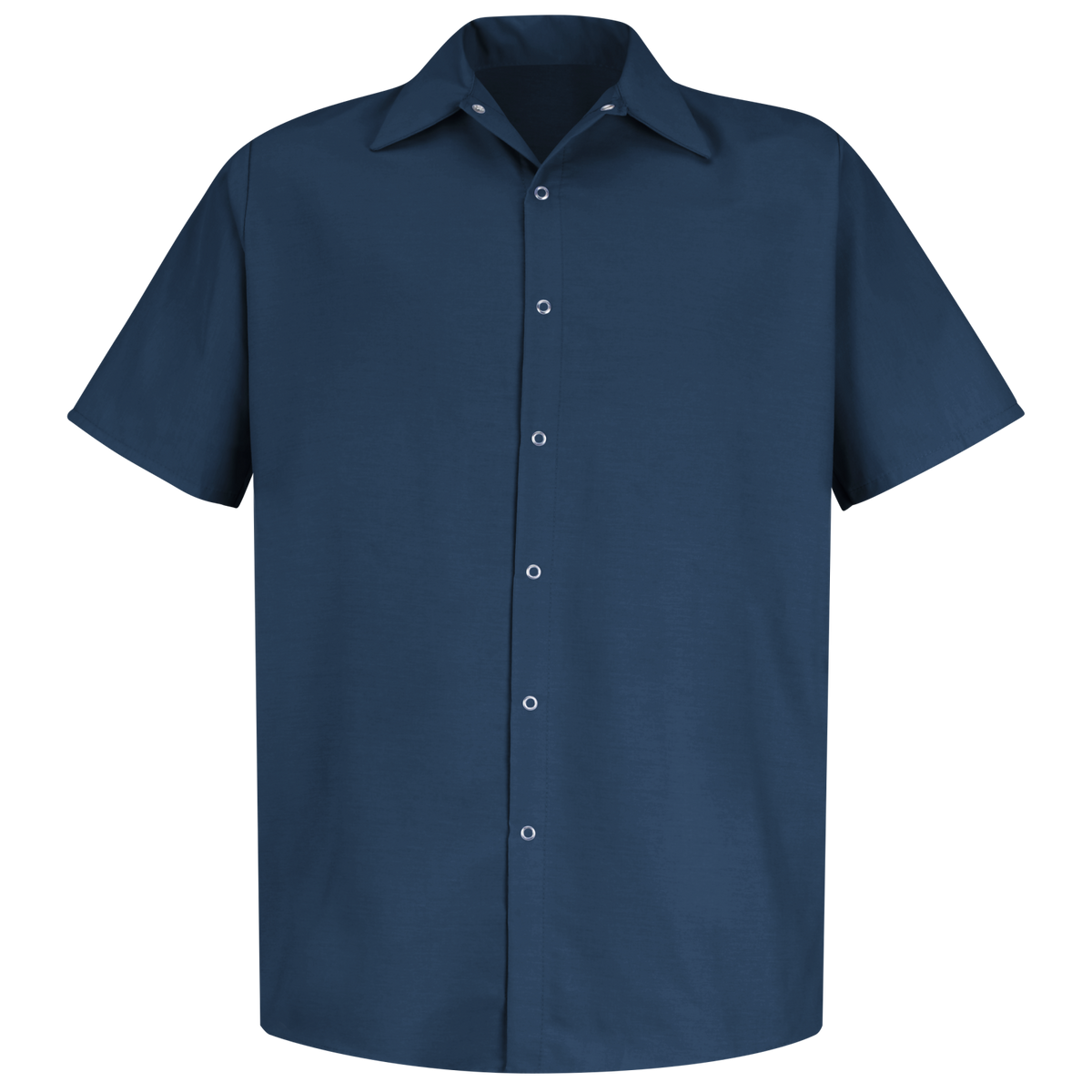 Men's 100% Cotton Shirt w/Snaps Short Sleeve