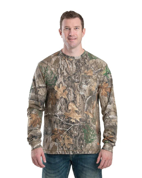 Berne Men's Performance Long-Sleeve Pocket T-Shirt