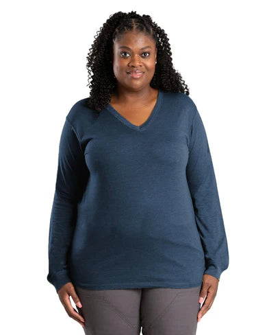 Women's Performance V-Neck Long Sleeve Tee