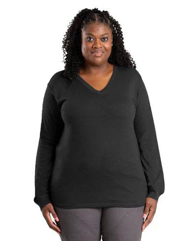 Women's Performance V-Neck Long Sleeve Tee
