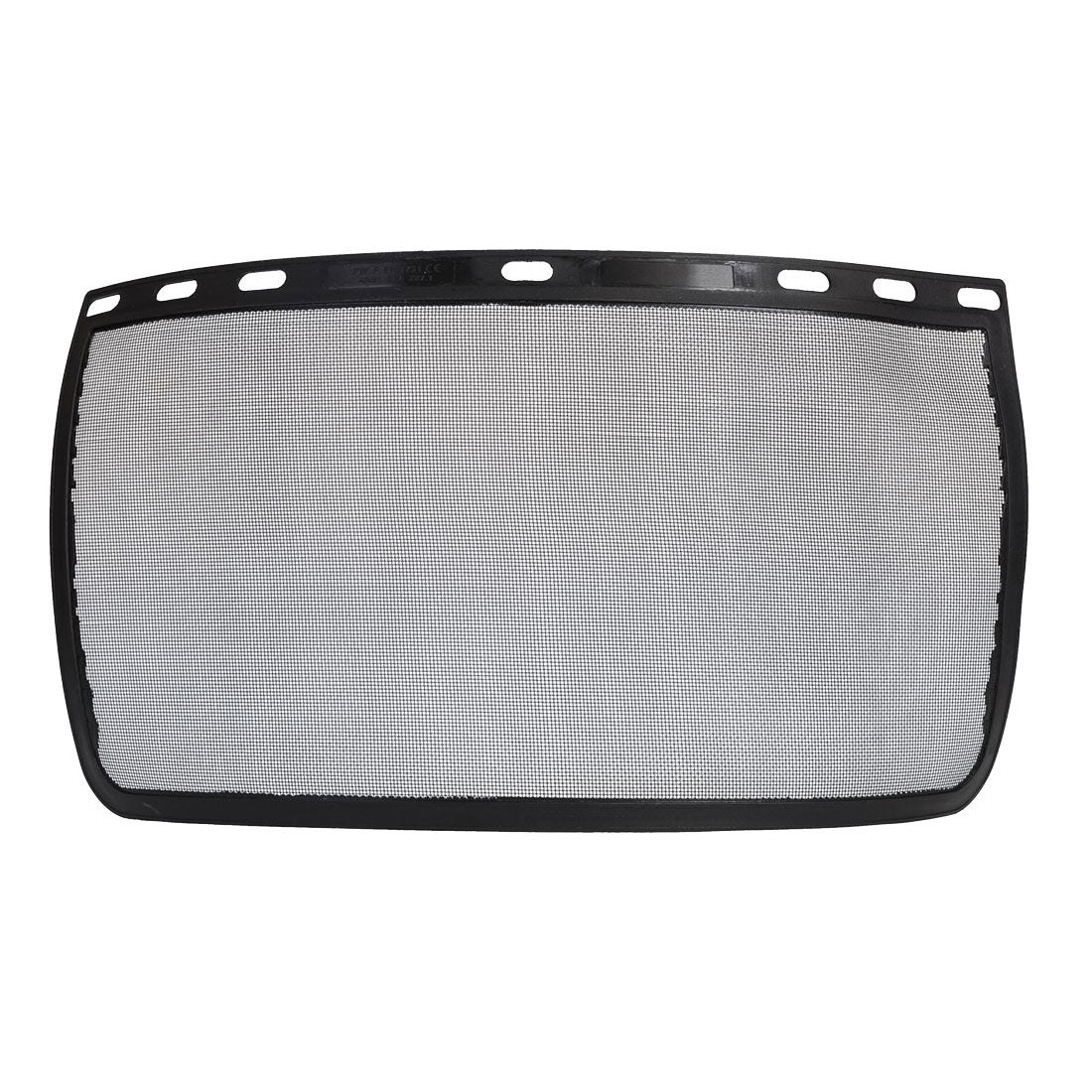 Visera de protección de malla.